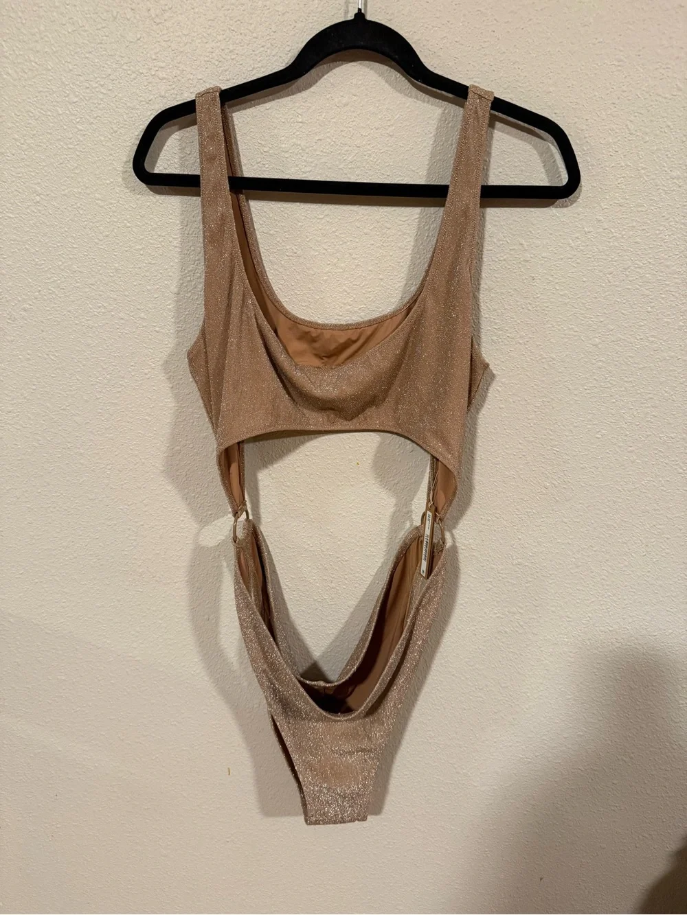 SKIMS GLITTER SWIM ONE PIECE MONOKINI NWT 3X